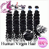 100% Peruvian Virgin Human Hair Weave Deep Wave Weft