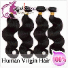 100% Malaysian Virgin Human Hair Weave Silky Straight Weft 