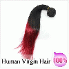 1pc 100% Virgin Human Red Ombre Hair Silky Straight Weft 